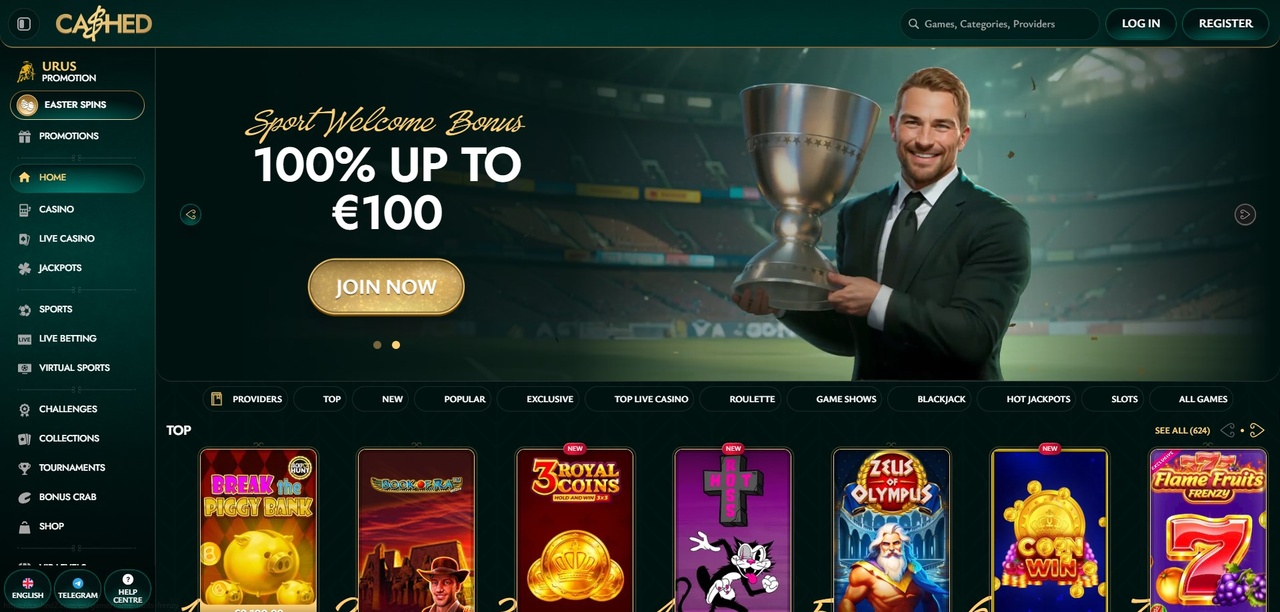 Cashed Casino – Kompletní Recenze 2026 Casino